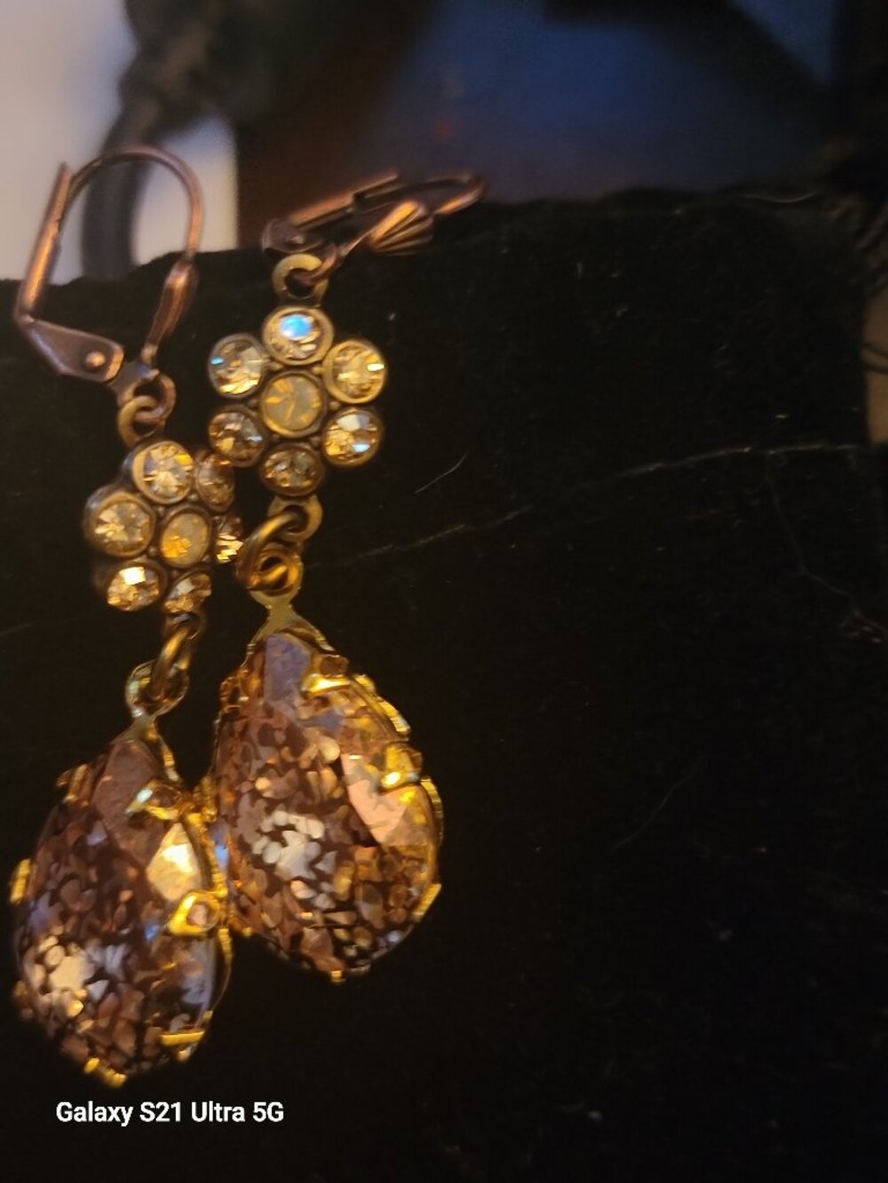 Vintage inspired drop earrings